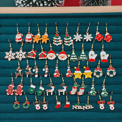 10/20 pcs Christmas Earrings Set - TheWorldOfMYes