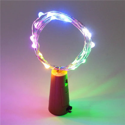 10pcs LED Wine Bottle Cork String Lights - TheWorldOfMYes