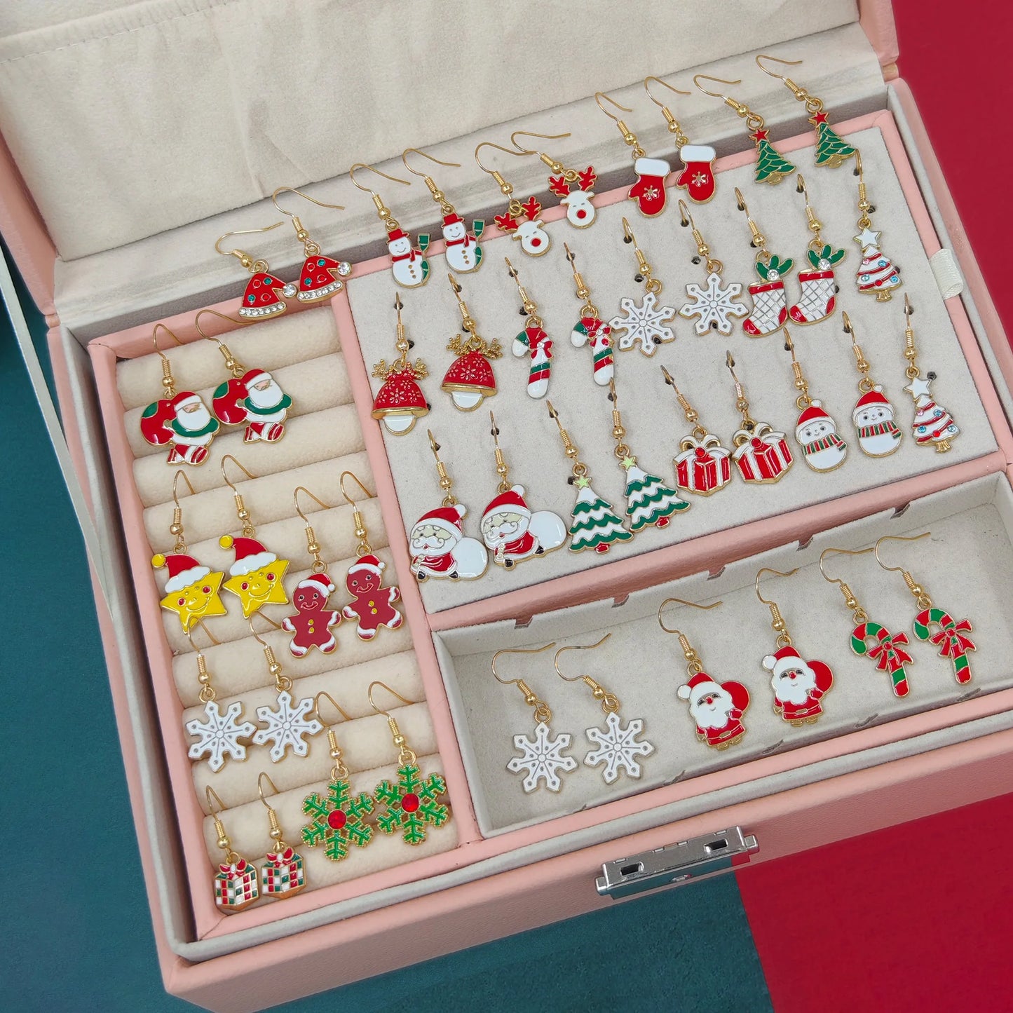 10/20 pcs Christmas Earrings Set - TheWorldOfMYes