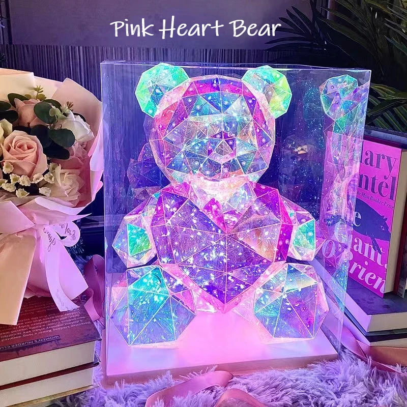 Teddy Bear Sparkling Lamp - TheWorldOfMYes