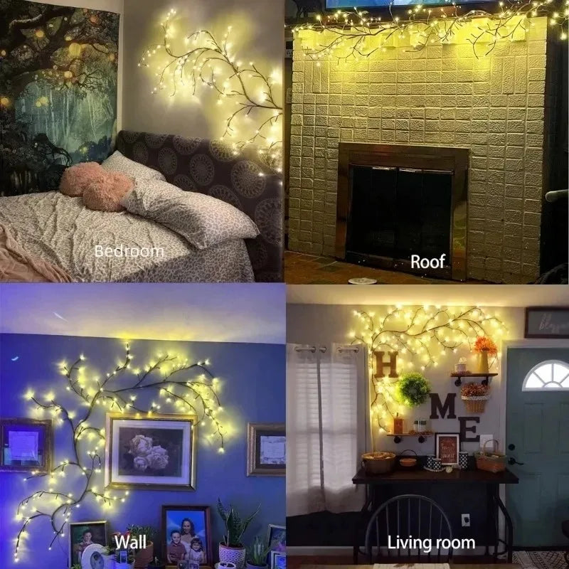 96LED Tree Branch Lamp Home Decoration Lights - TheWorldOfMYes