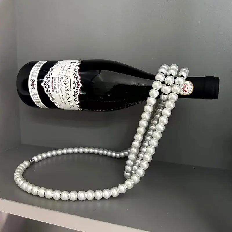 Pearl Necklace Wine Rack - TheWorldOfMYes