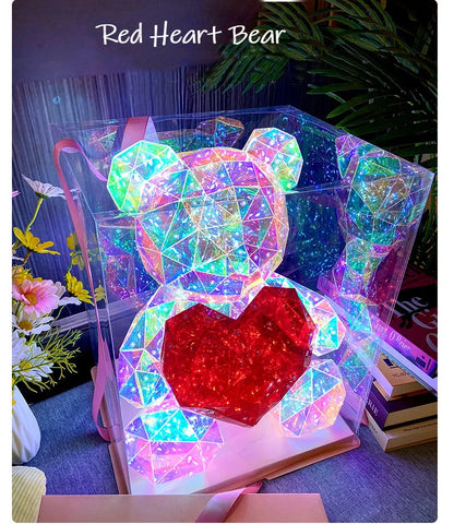 Teddy Bear Sparkling Lamp - TheWorldOfMYes