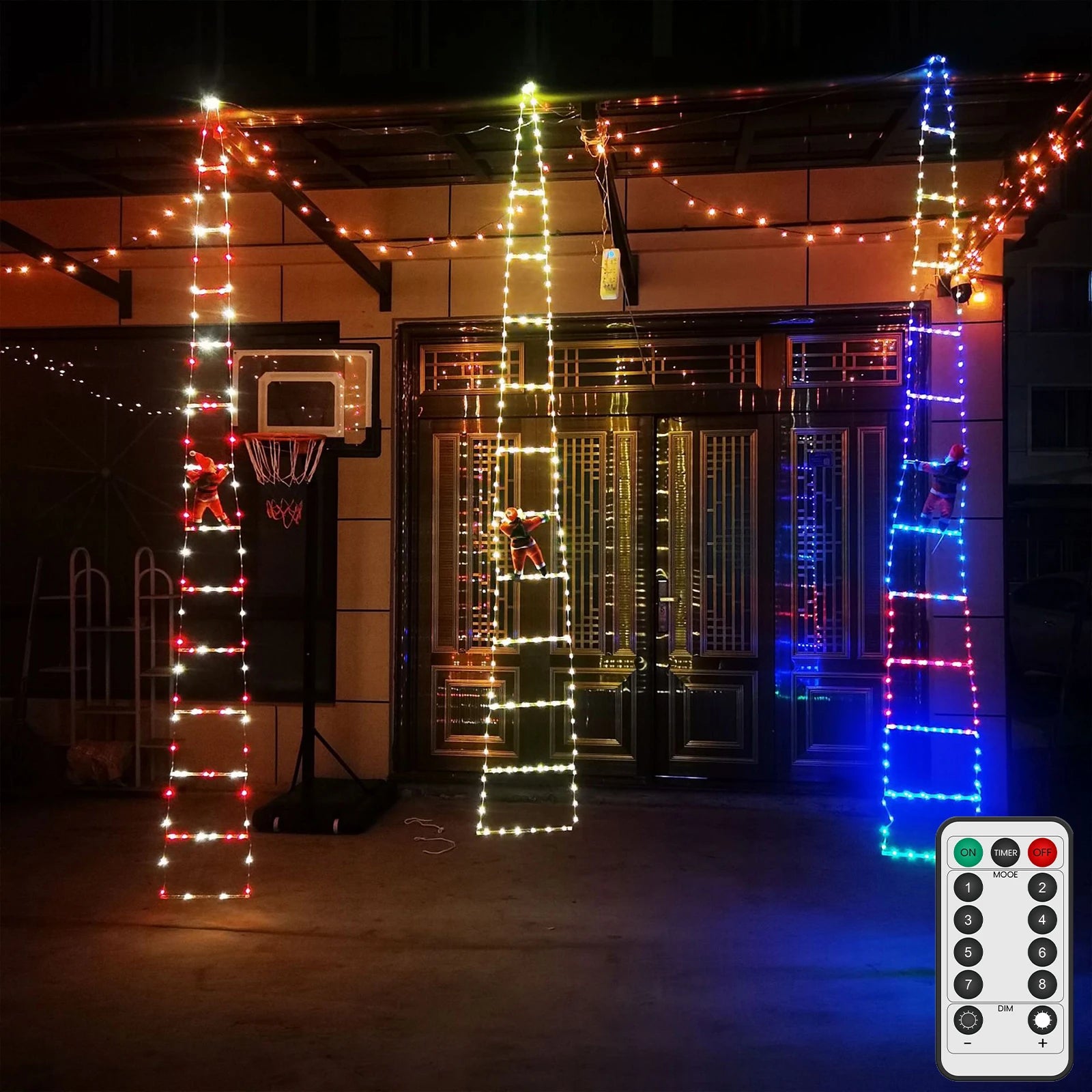 USB Christmas LED Ladder Lights - TheWorldOfMYes