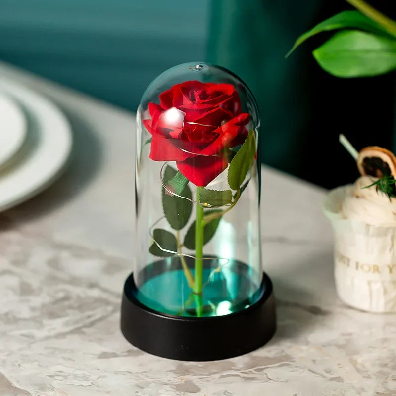 Eternal Rose Luminous Flower Ornament - TheWorldOfMYes