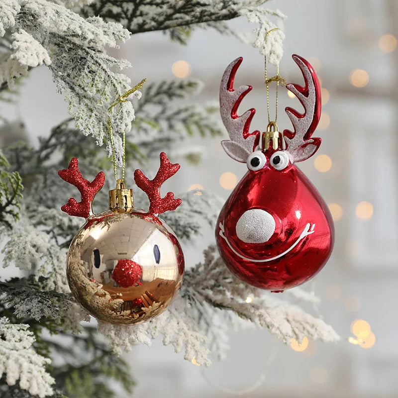 2pcs Elk Christmas Ornaments - TheWorldOfMYes