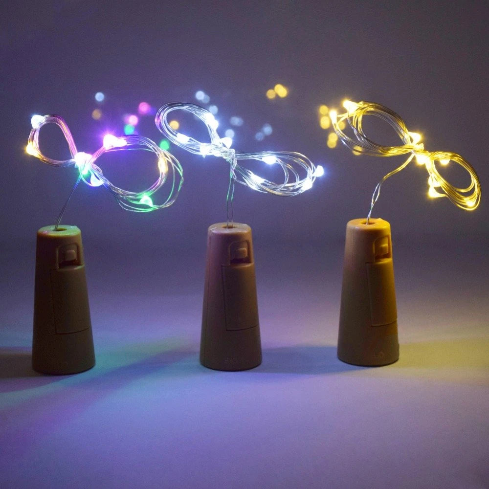 10pcs LED Wine Bottle Cork String Lights - TheWorldOfMYes