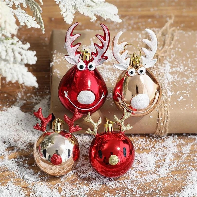 2pcs Elk Christmas Ornaments - TheWorldOfMYes