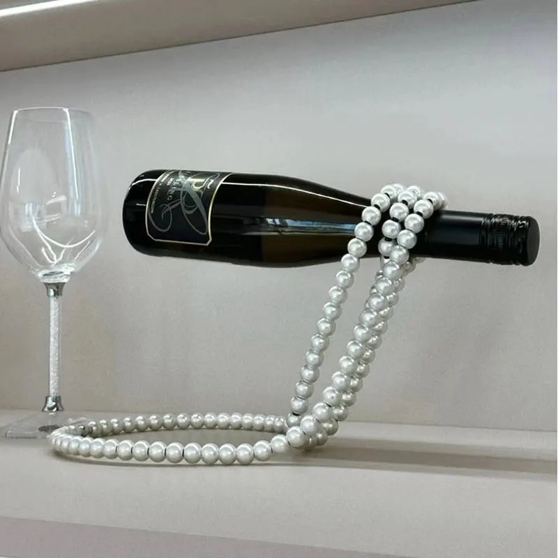 Pearl Necklace Wine Rack - TheWorldOfMYes