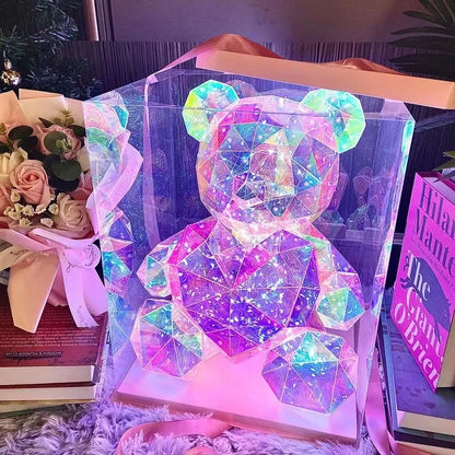 Teddy Bear Sparkling Lamp - TheWorldOfMYes