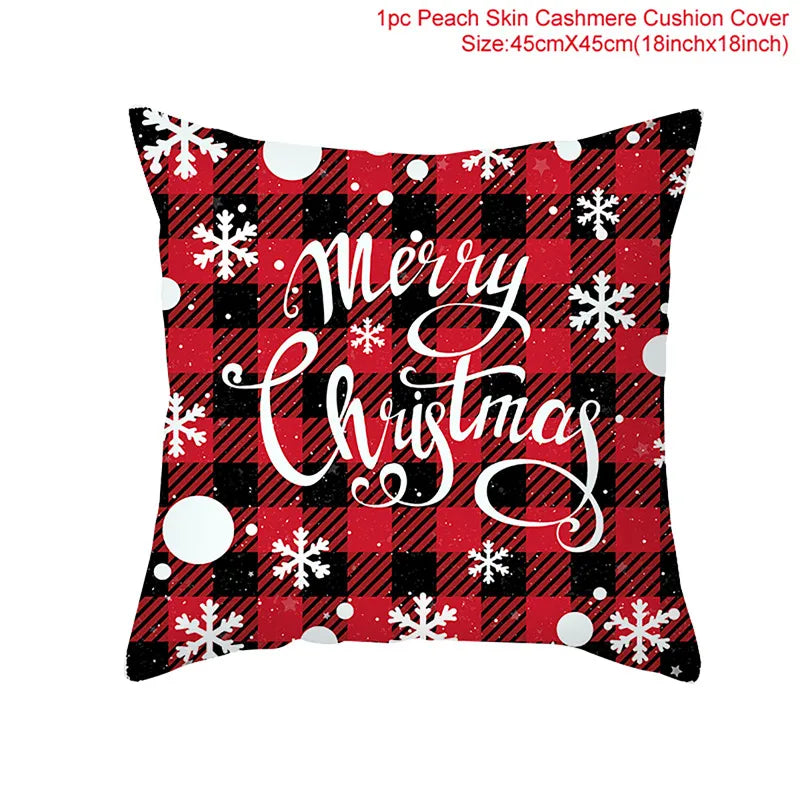 45cm Christmas Cushion Cover - TheWorldOfMYes