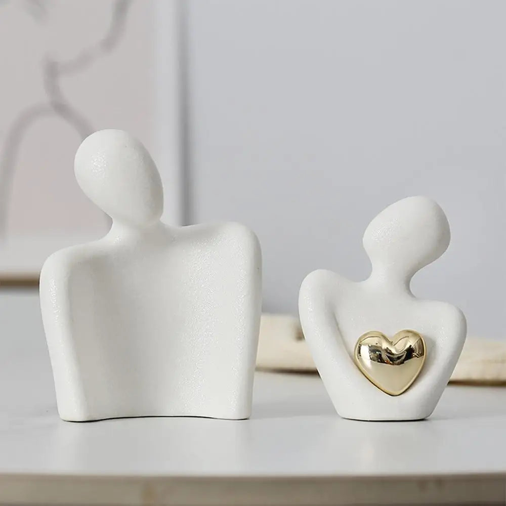 Nordic Decorative Abstract Couple Statue - TheWorldOfMYes