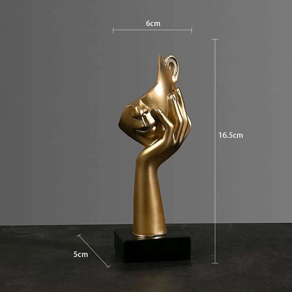 Abstract Statue Sculpture Luxury Art Decor - TheWorldOfMYes