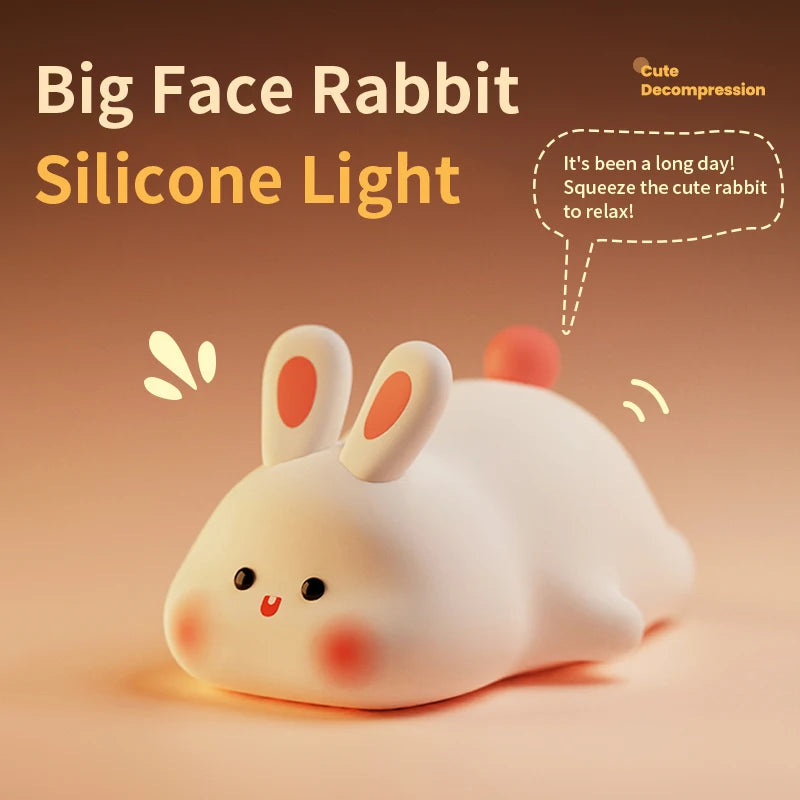 Cute Rabbit-shaped Night Light - TheWorldOfMYes