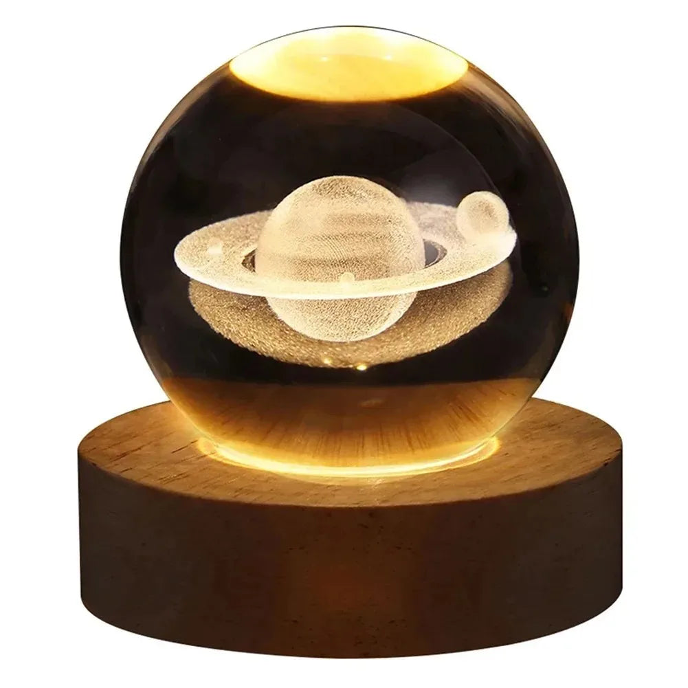 3D Crystal Ball Lamp - TheWorldOfMYes