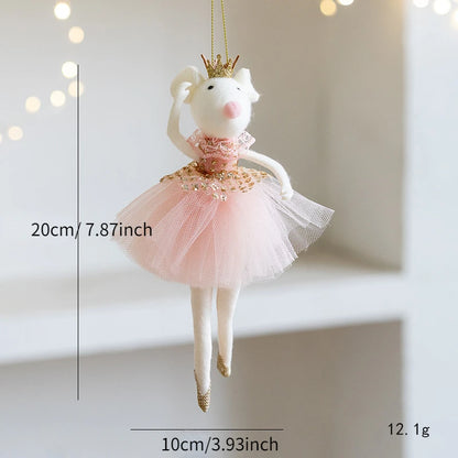 Christmas Ballet Mouse Decoration - TheWorldOfMYes