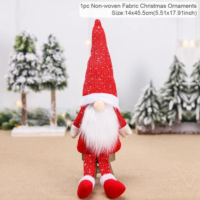 Santa Faceless Dwarf Christmas Decoration - TheWorldOfMYes