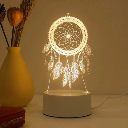 Bedside LED Table Love Lamp Holiday Event Gifts - TheWorldOfMYes