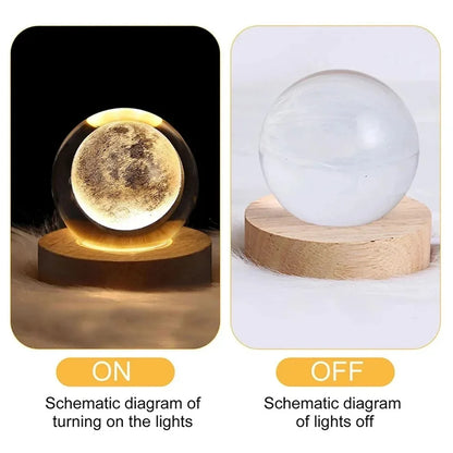 3D Crystal Ball Lamp - TheWorldOfMYes