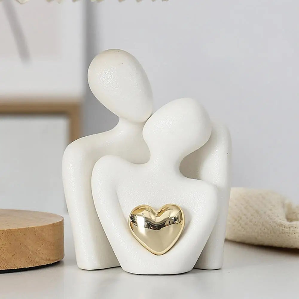 Nordic Decorative Abstract Couple Statue - TheWorldOfMYes