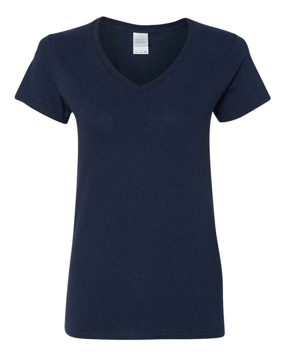 Gildan 5V00L Women’s Heavy Cotton Semi-Fitted V-Neck T-Shirt