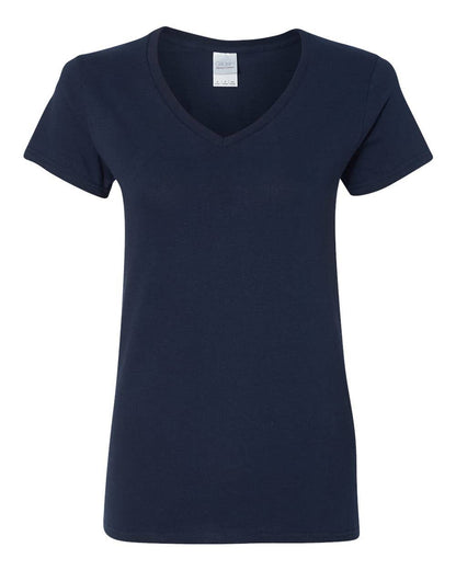 Gildan 5V00L Women’s Heavy Cotton Semi-Fitted V-Neck T-Shirt