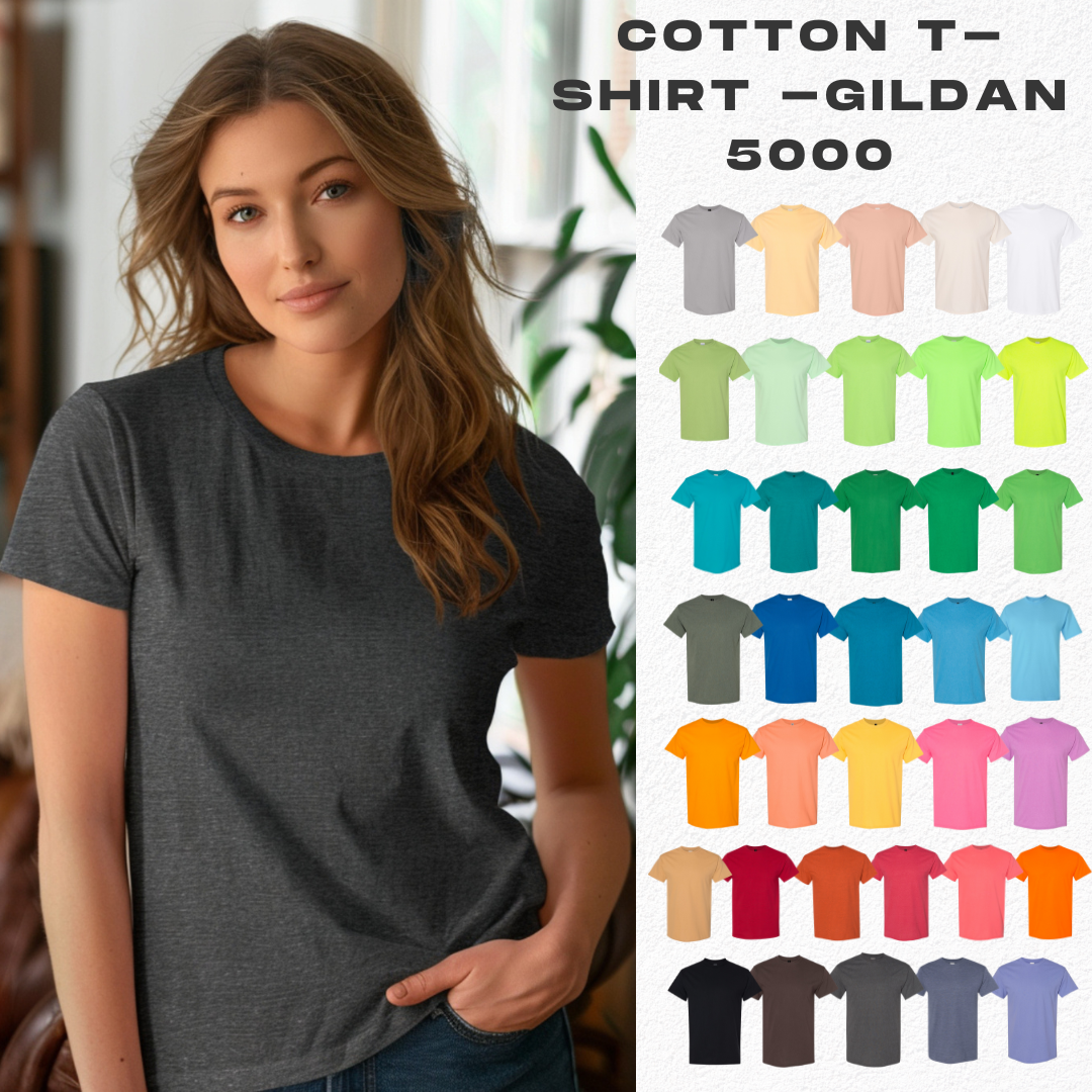 Custom Unisex Heavy Cotton T-Shirt – Classic Fit