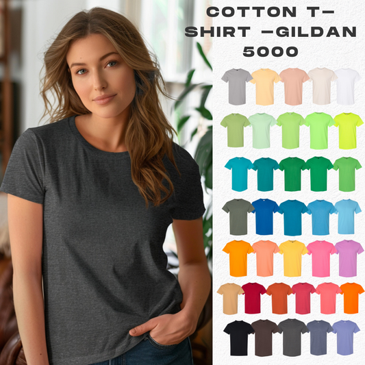 Custom Unisex Heavy Cotton T-Shirt – Classic Fit