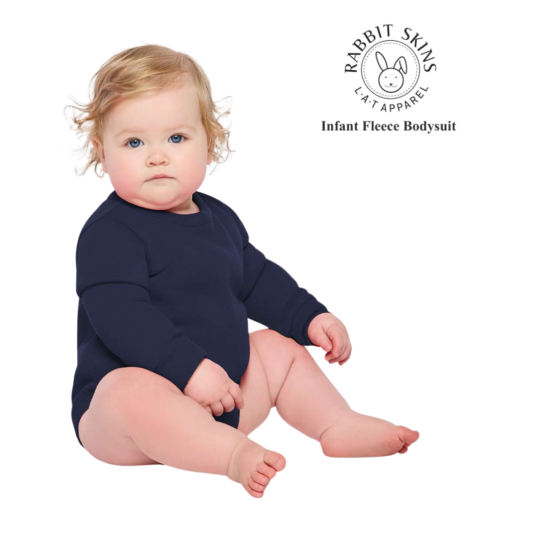 Infant Cotton Long Sleeve Bodysuit Warm & Cozy Fit