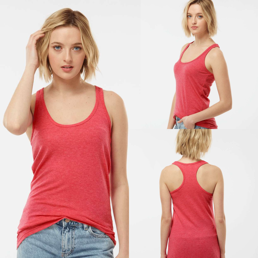 Women’s Racerback Tank Top | Comfy Poly-Cotton Blend