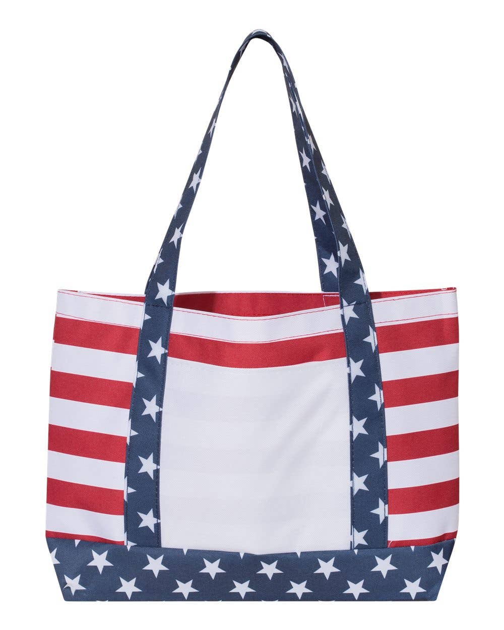 Americana Beach Tote Bag – Large Stars & Stripes Summer Tote