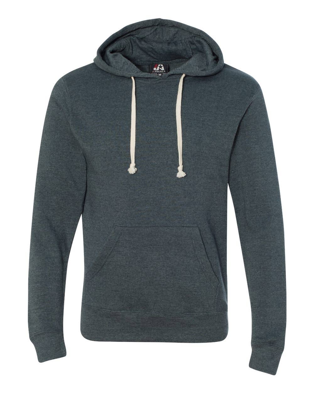 Men’s J. America Relaxed Fit Soft Triblend Fleece Hoodie