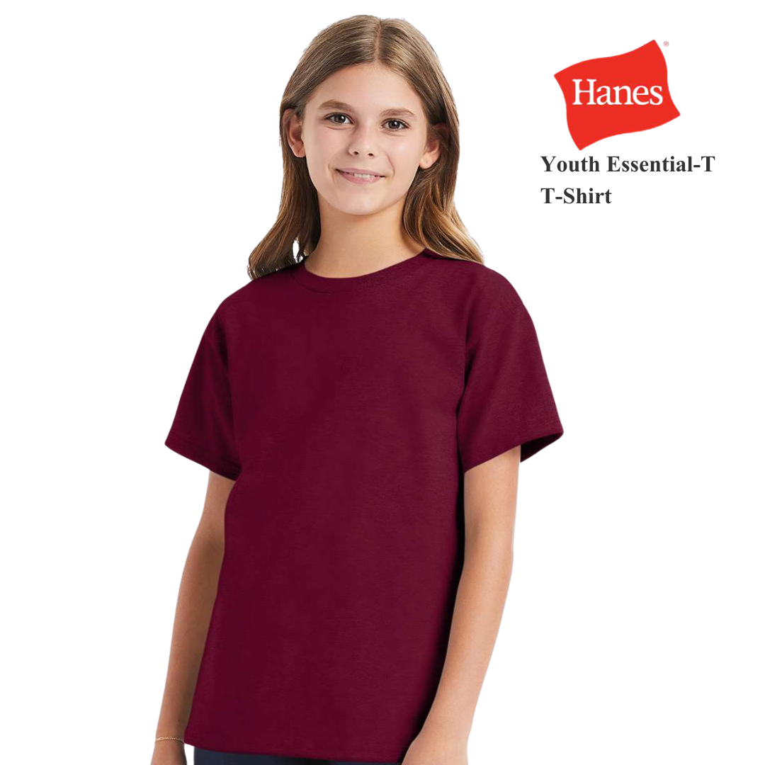 Youth Essential Cotton Lightweight T-Shirt | Soft Everyday