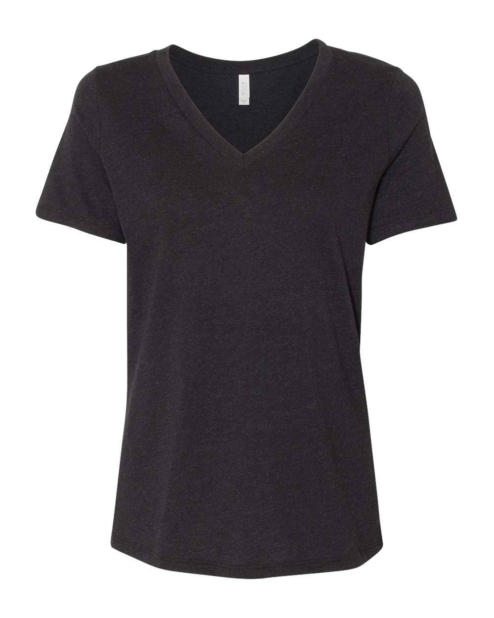Bella+Canvas Women’s Heather CVC V-Neck Tee