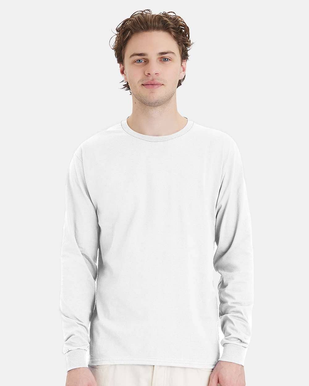 Long Sleeve Top | 100% Cotton Essential Comfort Tee