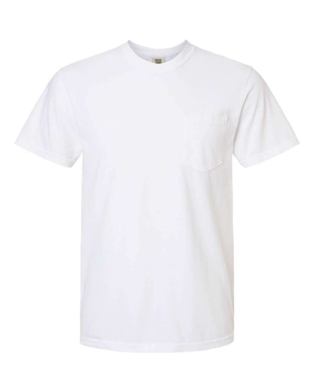 Comfort Colors Heavyweight Pocket 100% ring-spun cotton Tee