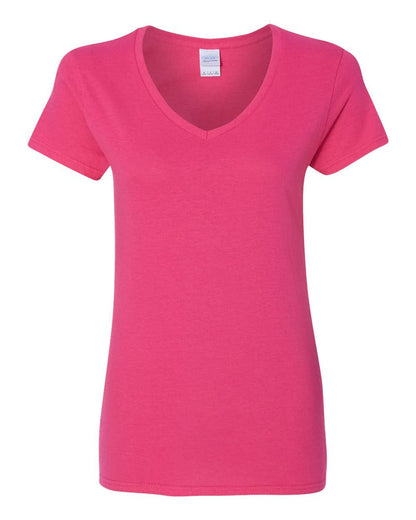 Gildan 5V00L Women’s Heavy Cotton Semi-Fitted V-Neck T-Shirt