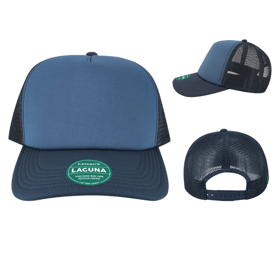 LEGACY Unisex Trucker Snapback Cap – Mesh Back Everyday Hat
