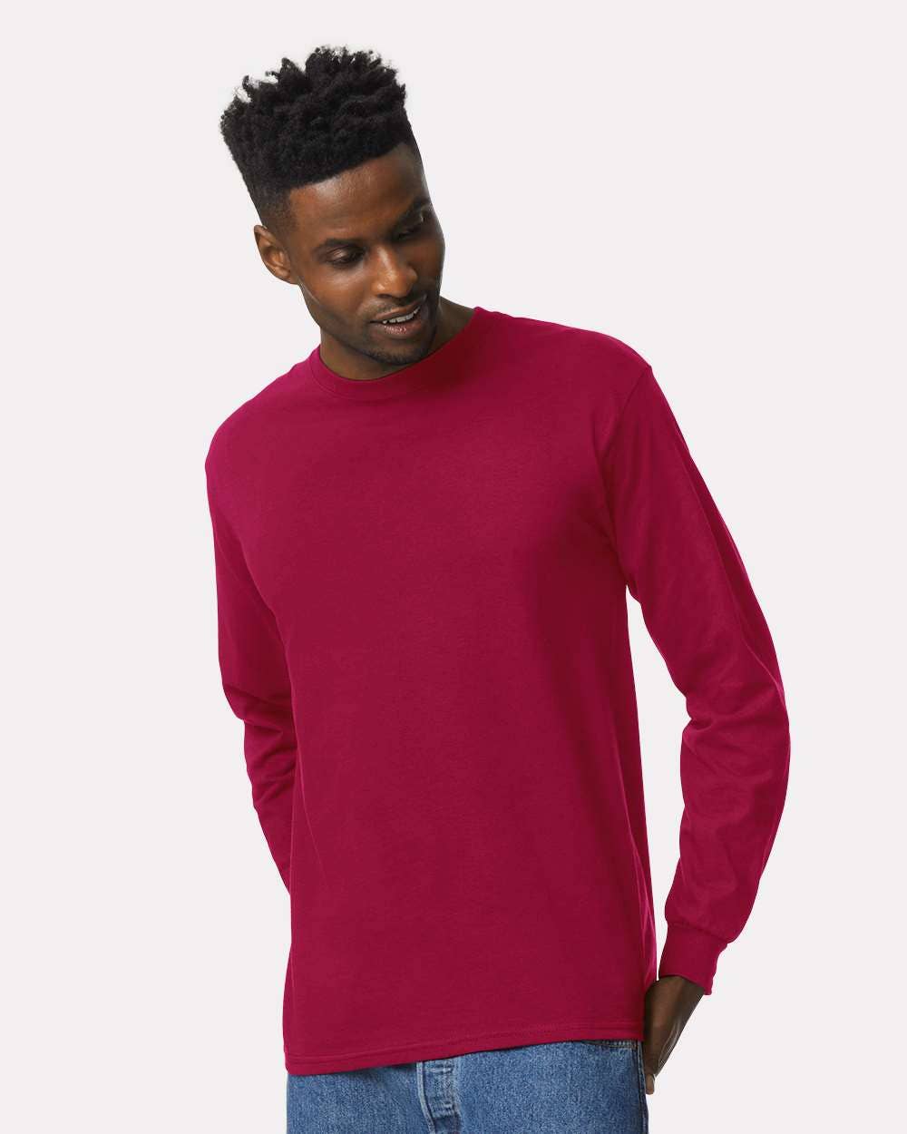 Ultra Cotton Long Sleeve Shirt Classic Fit Heavyweight