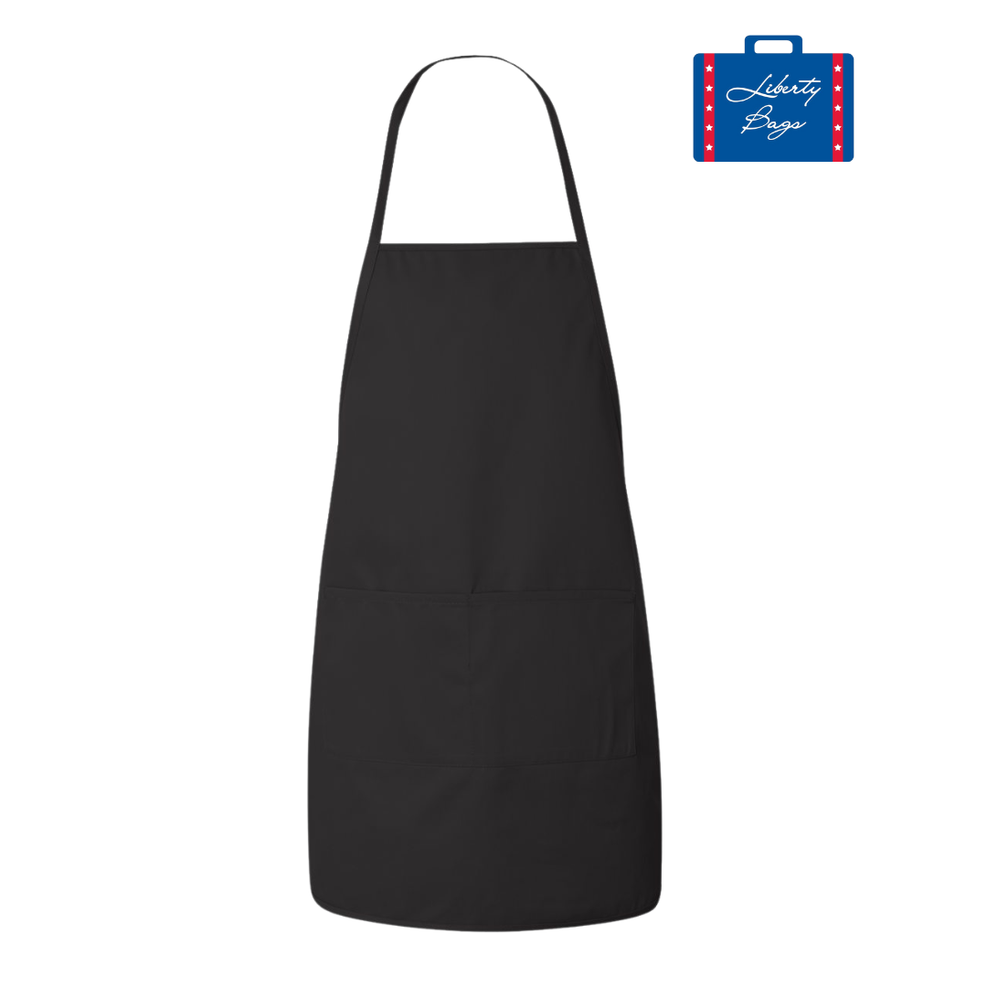 Long Butcher Block Apron with Pockets – Heavy Twill Work