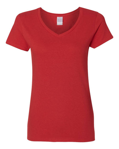 Gildan 5V00L Women’s Heavy Cotton Semi-Fitted V-Neck T-Shirt