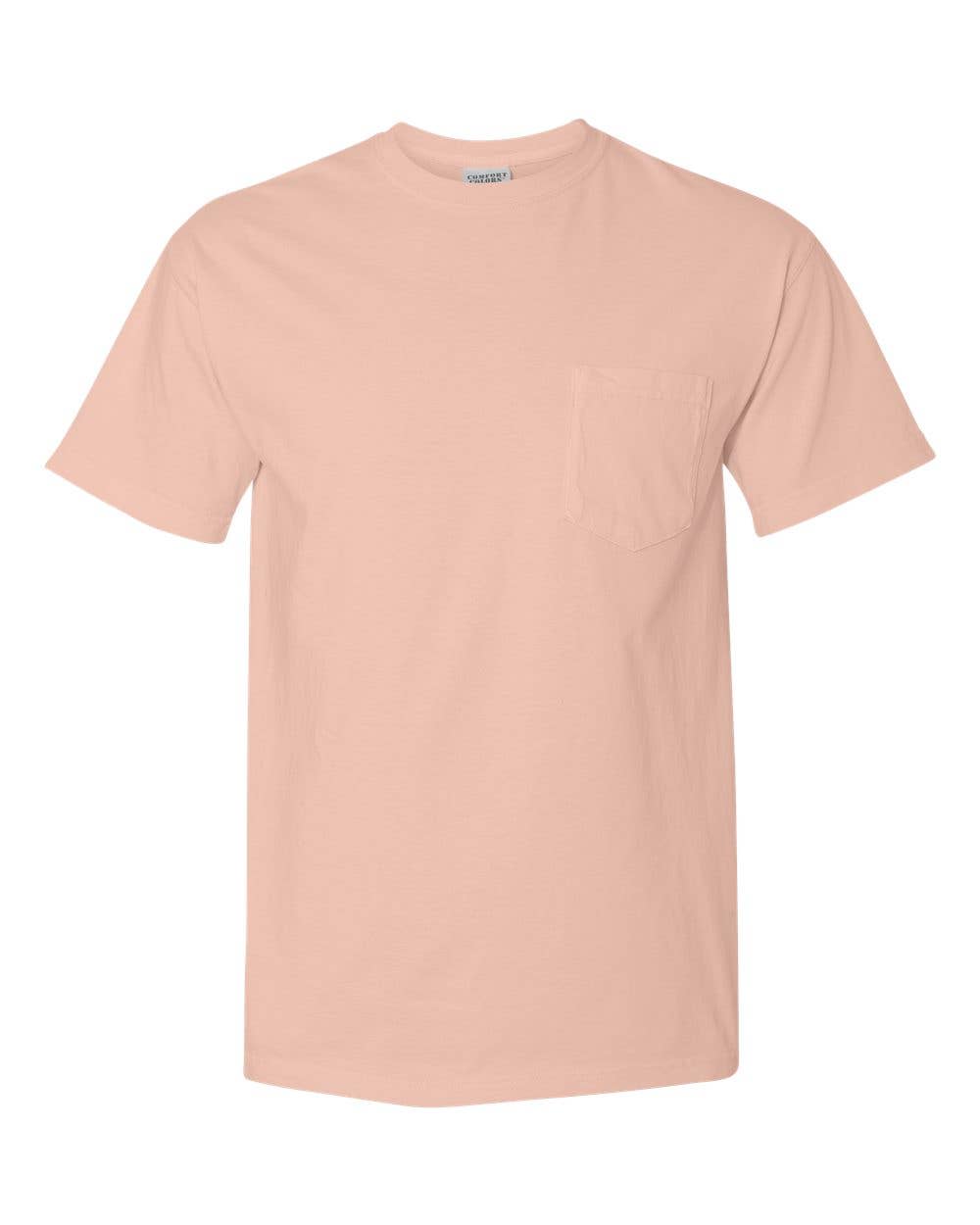 Comfort Colors Heavyweight Pocket 100% ring-spun cotton Tee