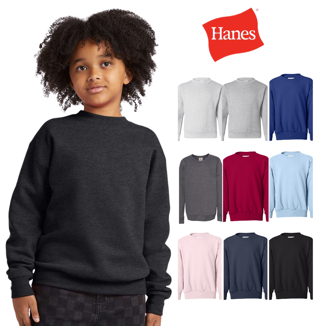 Youth Classic Crew Sweatshirt | Warm, Easy & Long-Lasting