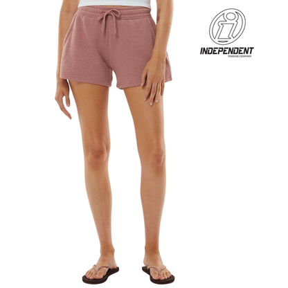 Women’s Lightweight Wave Wash Fleece Shorts with Pockets