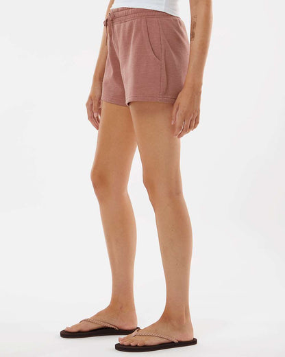 Women’s Lightweight Wave Wash Fleece Shorts with Pockets