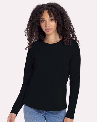 Women’s Relaxed Fit Long Sleeve Cotton T-Shirt