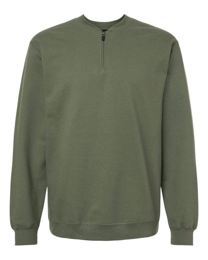 Gildan SF008 Unisex Softstyle Midweight 1/4 Zip Sweatshirt