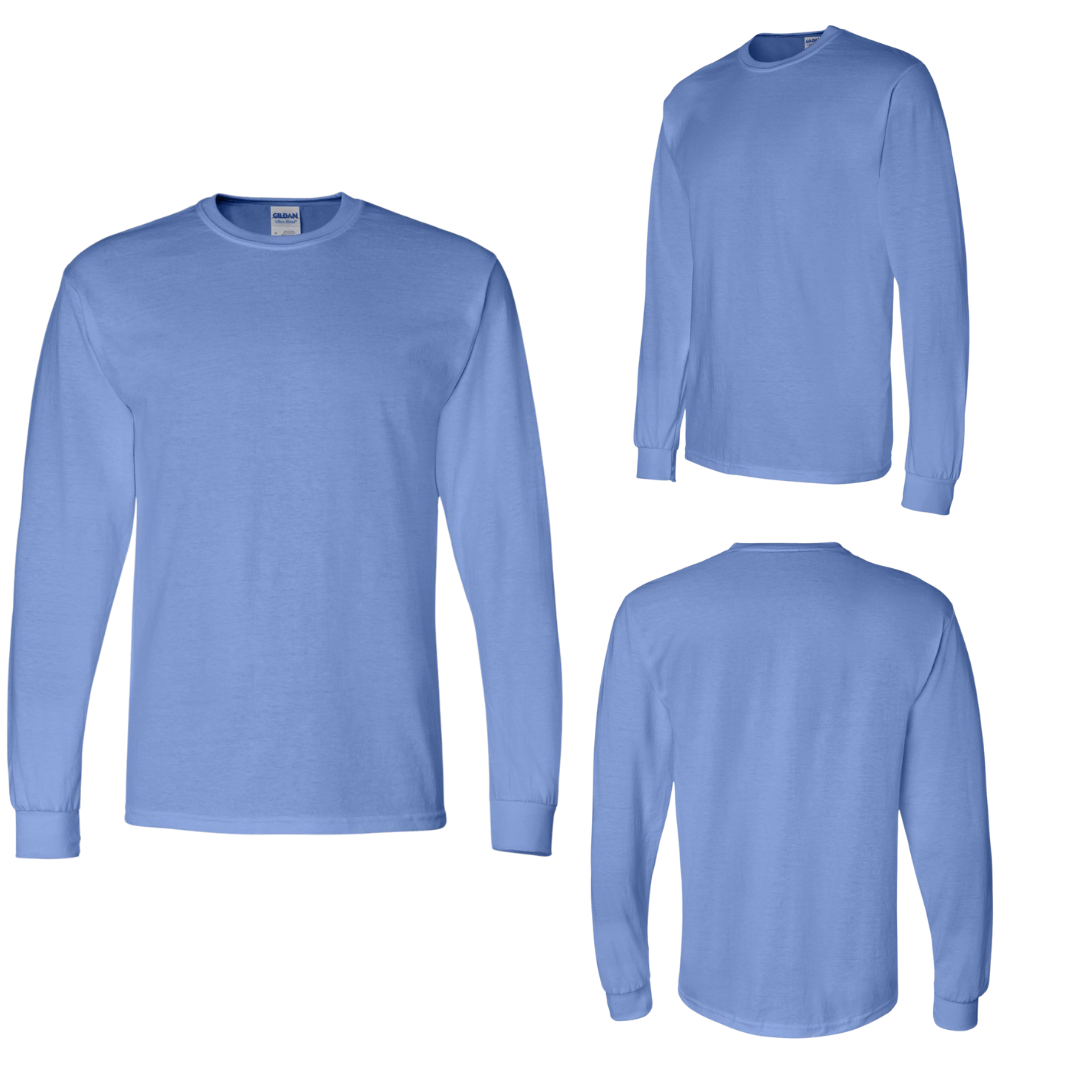 Gildan DryBlend Long Sleeve Tee Smooth Fit & High-Quality