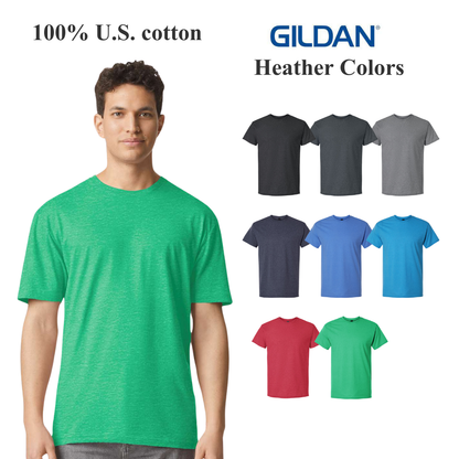 Gildan 3000 Heather Unisex T-Shirt – Soft Cotton Blend