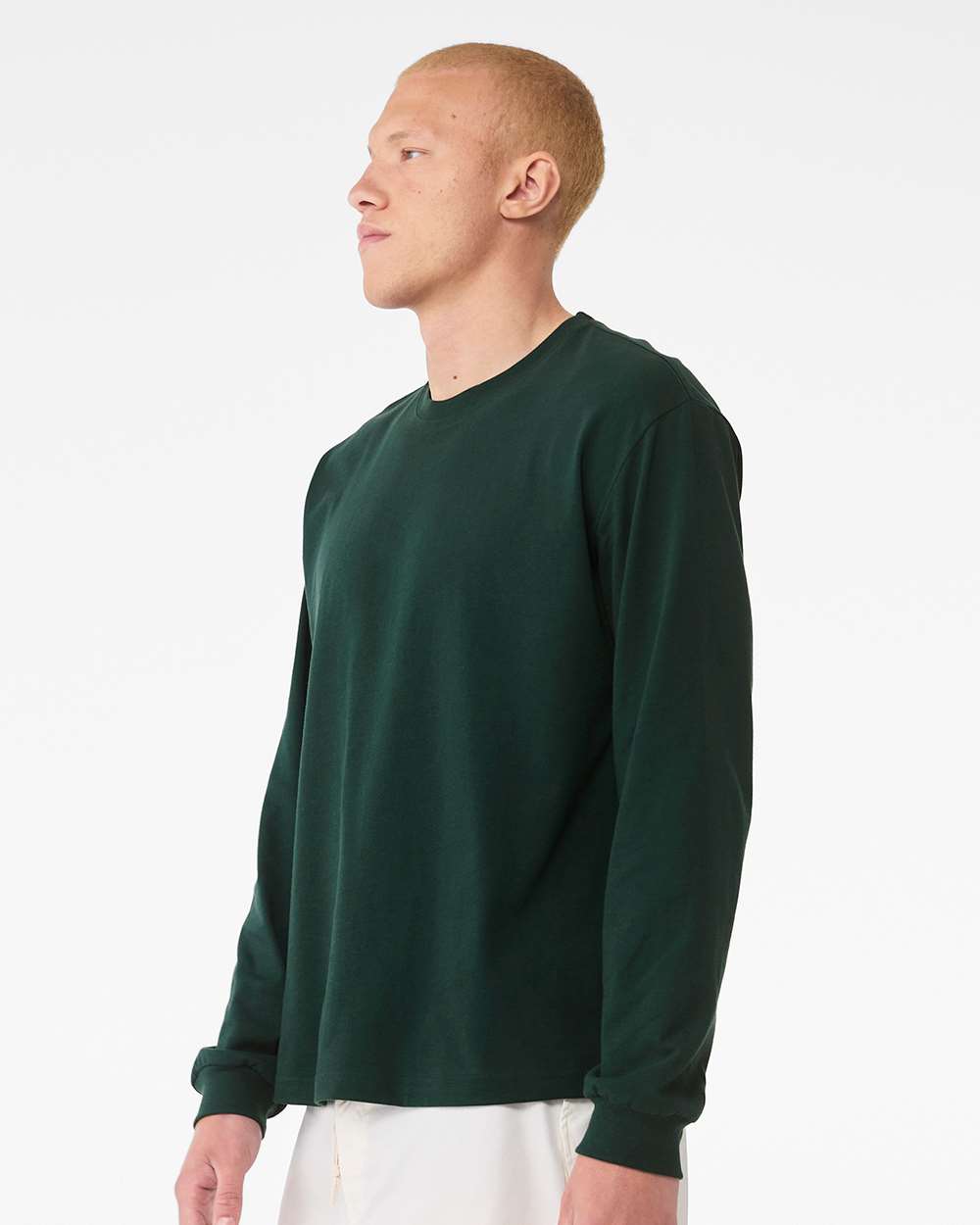 BELLA + CANVAS Heavyweight Long Sleeve Tee Relaxed Fit